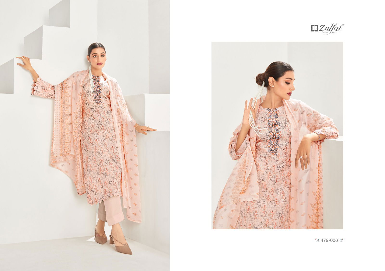 Zulfat Khwaish Daily Wear Wholesale Printed Cotton Dress Material